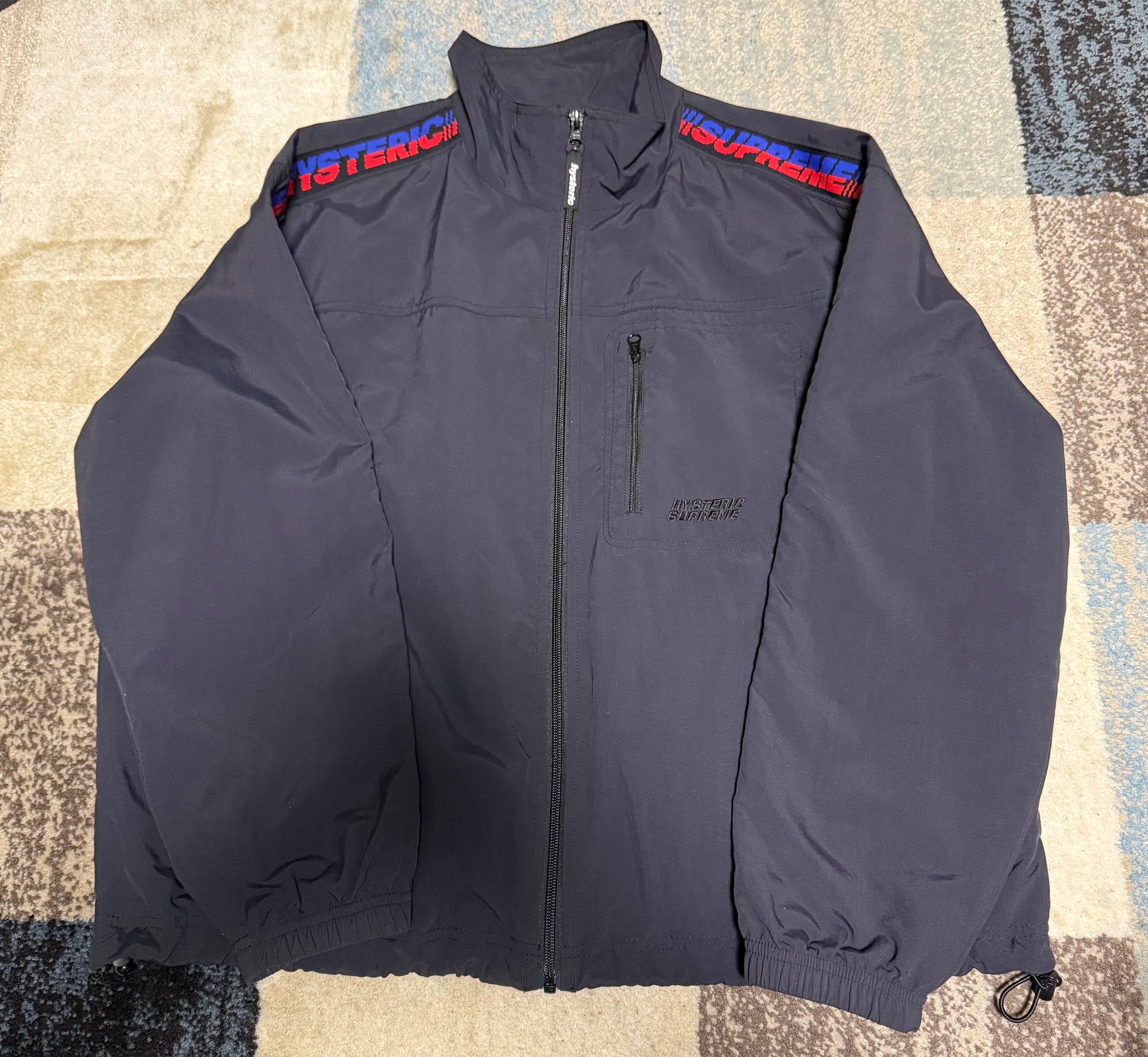 Supreme x HYSTERIC GLAMOUR Track Jacket "Black"