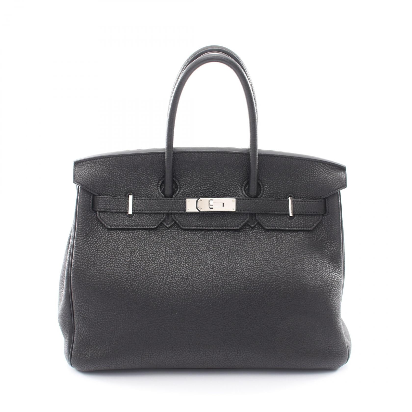 エルメス HERMES バーキン35 ハンドバッグ バッグ レザー トゴ トゴ ブラック(エルメス) □P刻印(2012年製造) レディース ブラック系 【中古】