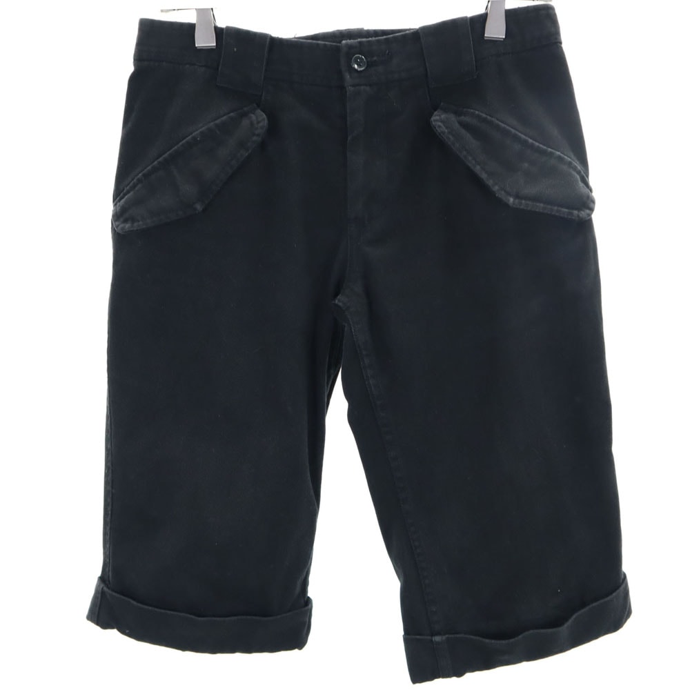 COMME des GARCONS コムデギャルソン 00s 2002年 日本製 デニムショートパンツ S ブラック