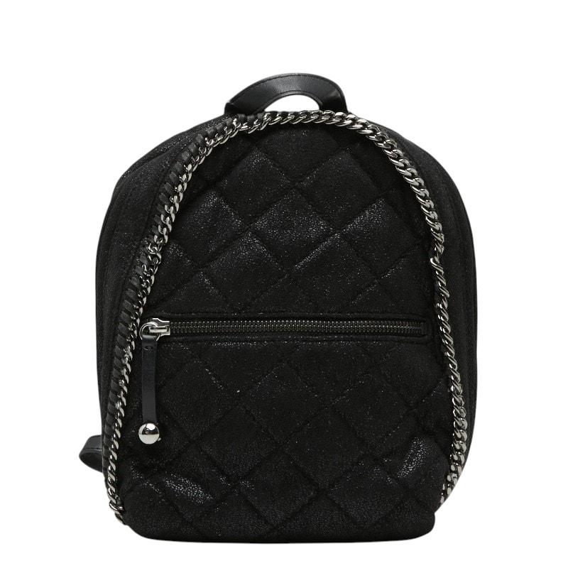 ステラマッカートニー ファラベラ リュック バックパック ブラック ポリエステル レザー レディース Stella McCartney 【中古】