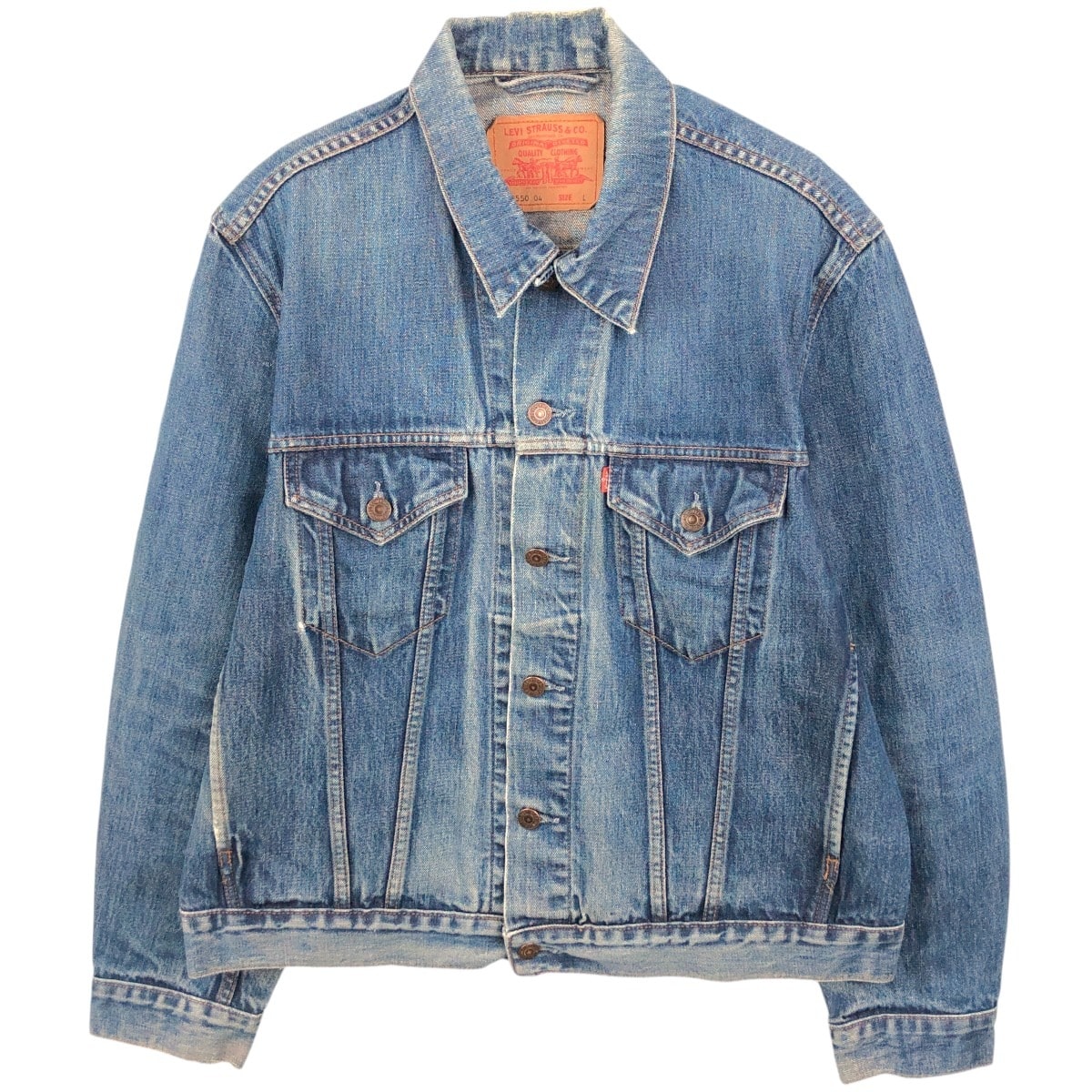 古着 00年代 リーバイス Levi's 70550-04 ユーロモデル デニムジャケット Gジャン メンズL相当/eaa663775