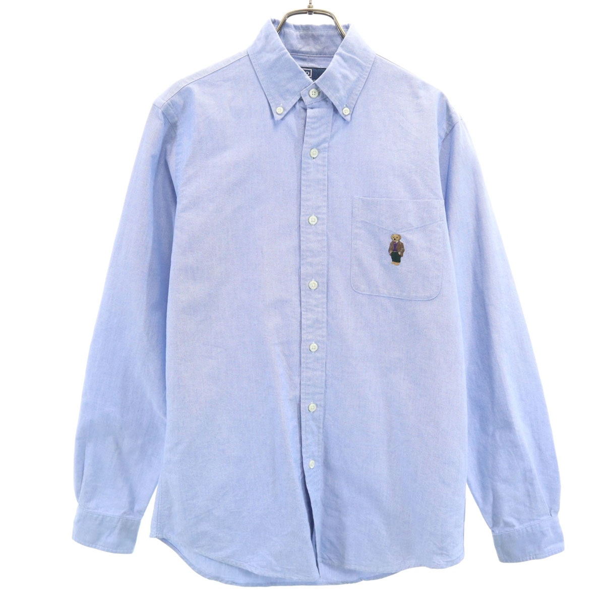 Polo by Ralph Lauren ポロバイラルフローレン ポロベア 長袖 ボタンダウンシャツ S ブルー系 オックスフォード