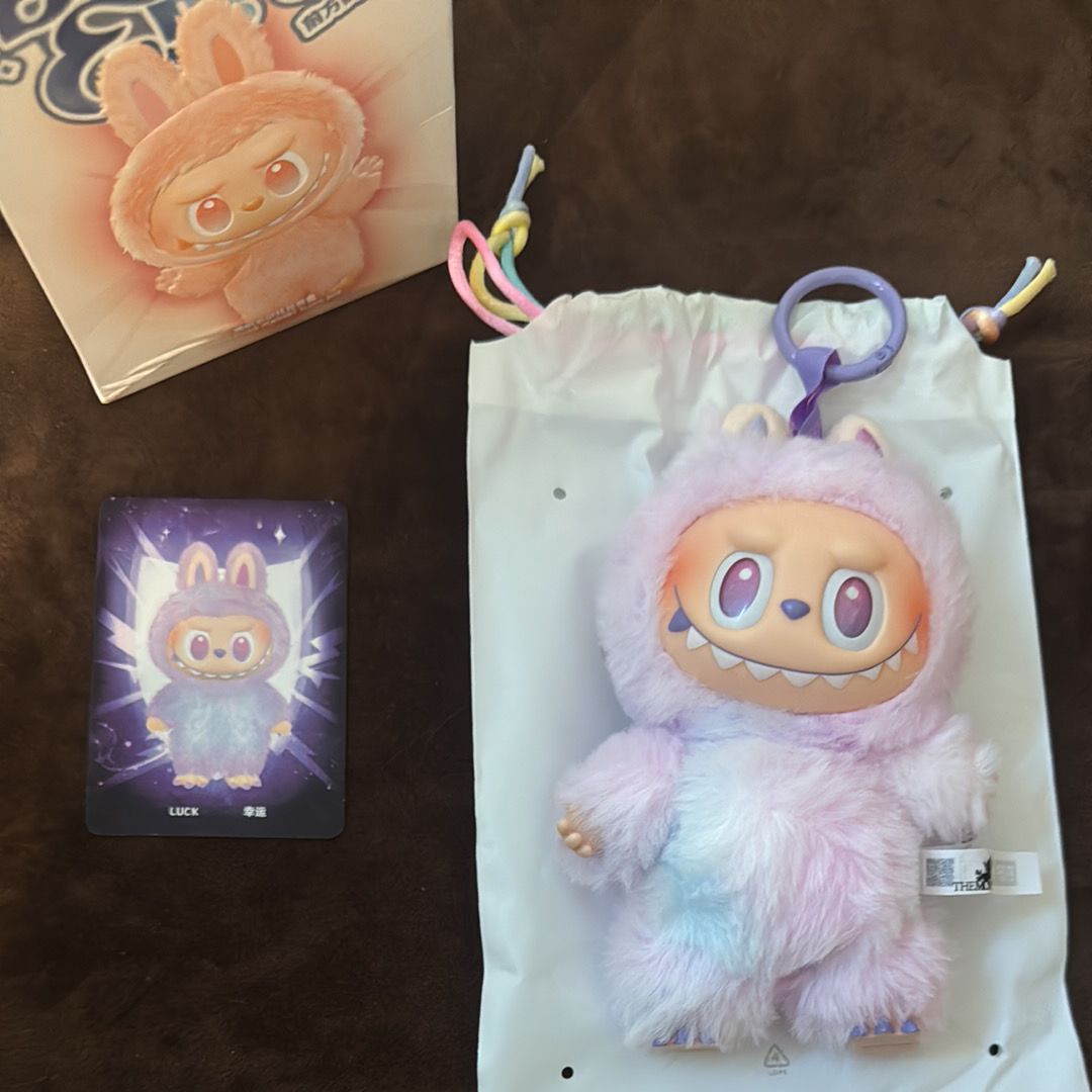 POP MART THE MONSTERS (LABUBU) Big into Energy Series Plush Pendant LUCK