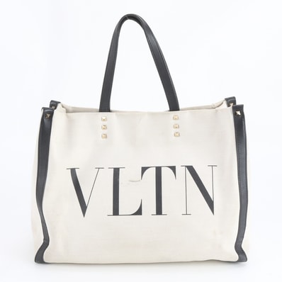■美品 ヴァレンティノ ガラヴァーニ VLTN ロゴトート バッグ
