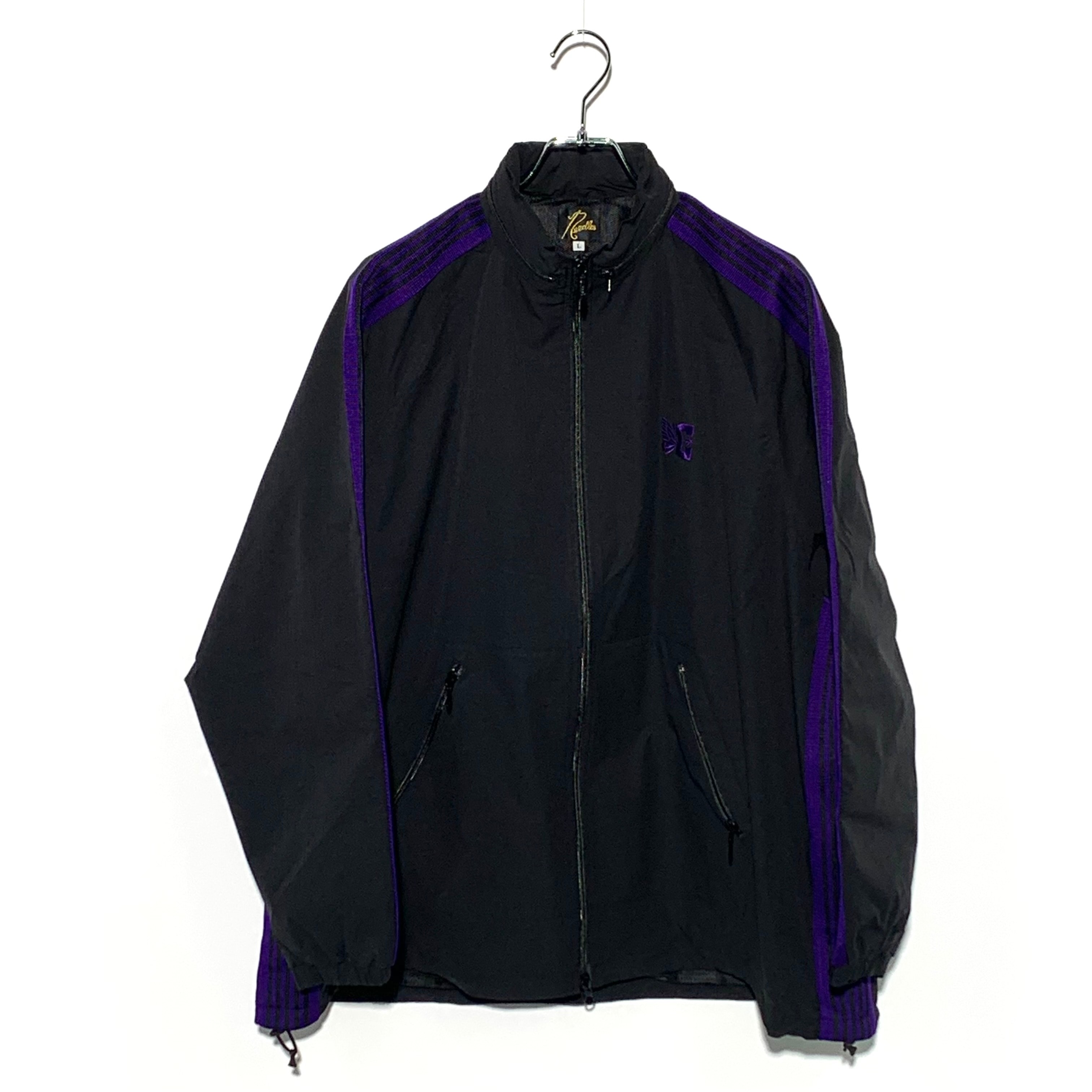 Needles x DC SHOES Jog Jacket - Poly Ripstop "Black"
