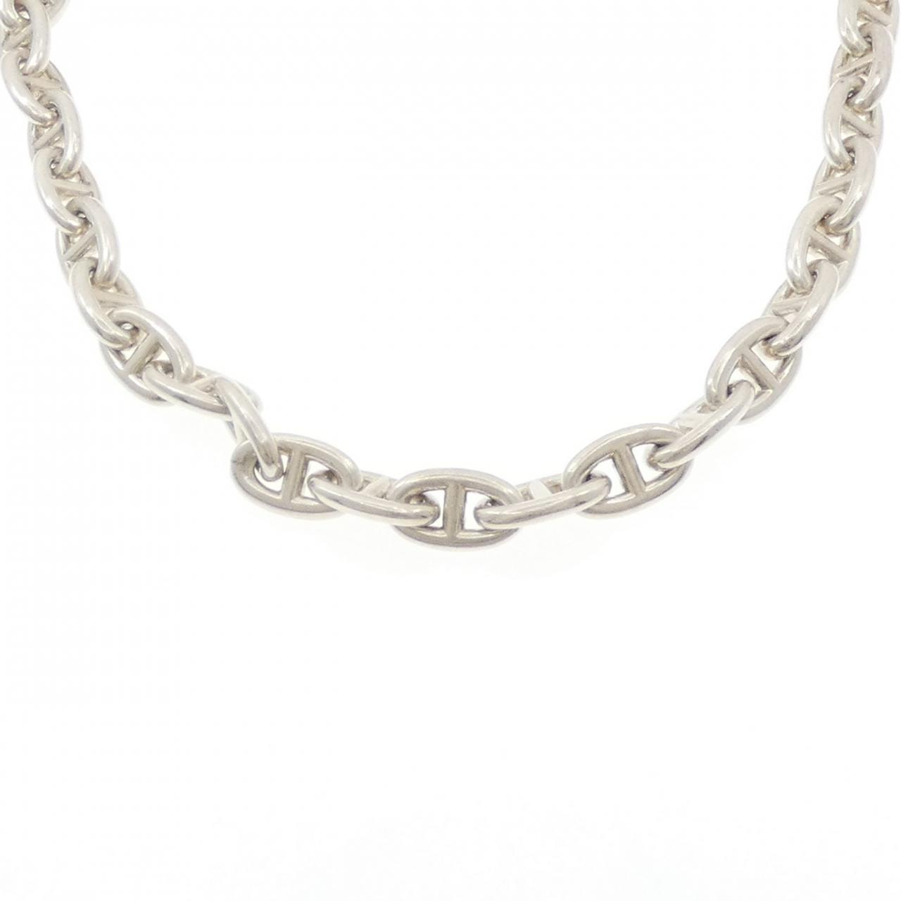 【ヴィンテージ】エルメス シェーヌダンクル PM ネックレス