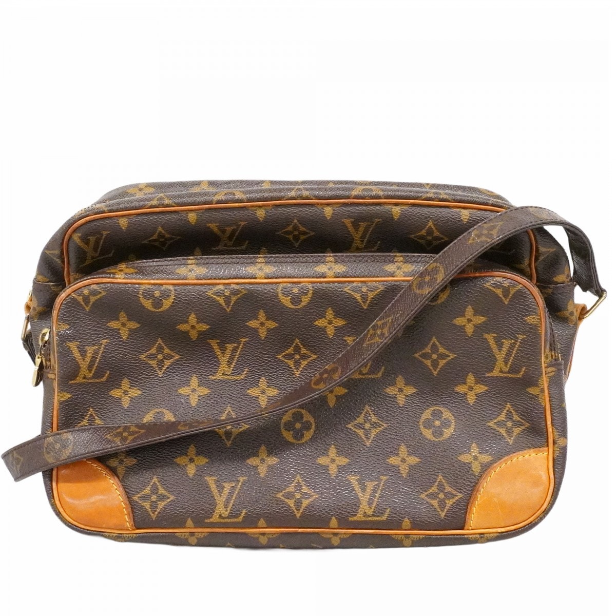 【6cd4544】ルイヴィトン ショルダーバッグ モノグラム ナイル M45244 ブラウン【中古】レディース