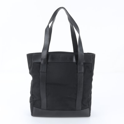 ■美品 グッチ91884 トート バッグ レザー×ナイロン