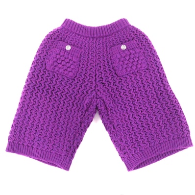 未使用品 シャネル パンツ パープル レディース 34 P72880