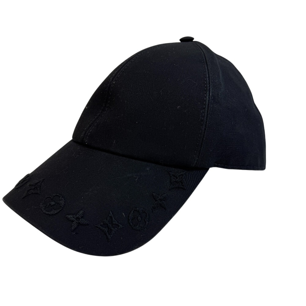 ルイヴィトン LOUIS VUITTON キャップ LV フィリグラム M7293L ブラック