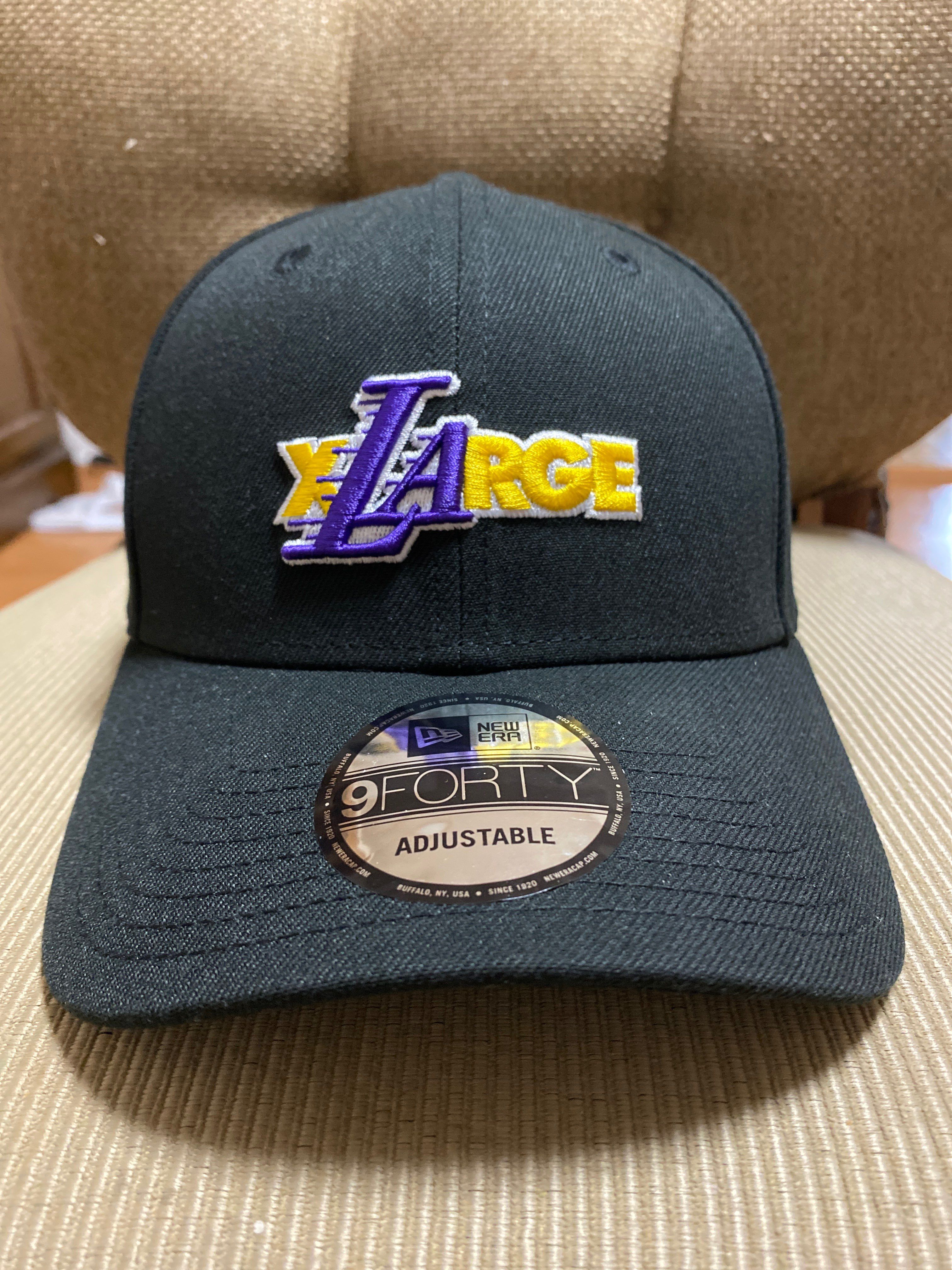 XLARGE x New Era x NBA LAKERS STANDARD LOGO SNAPBACK CAP "Black"