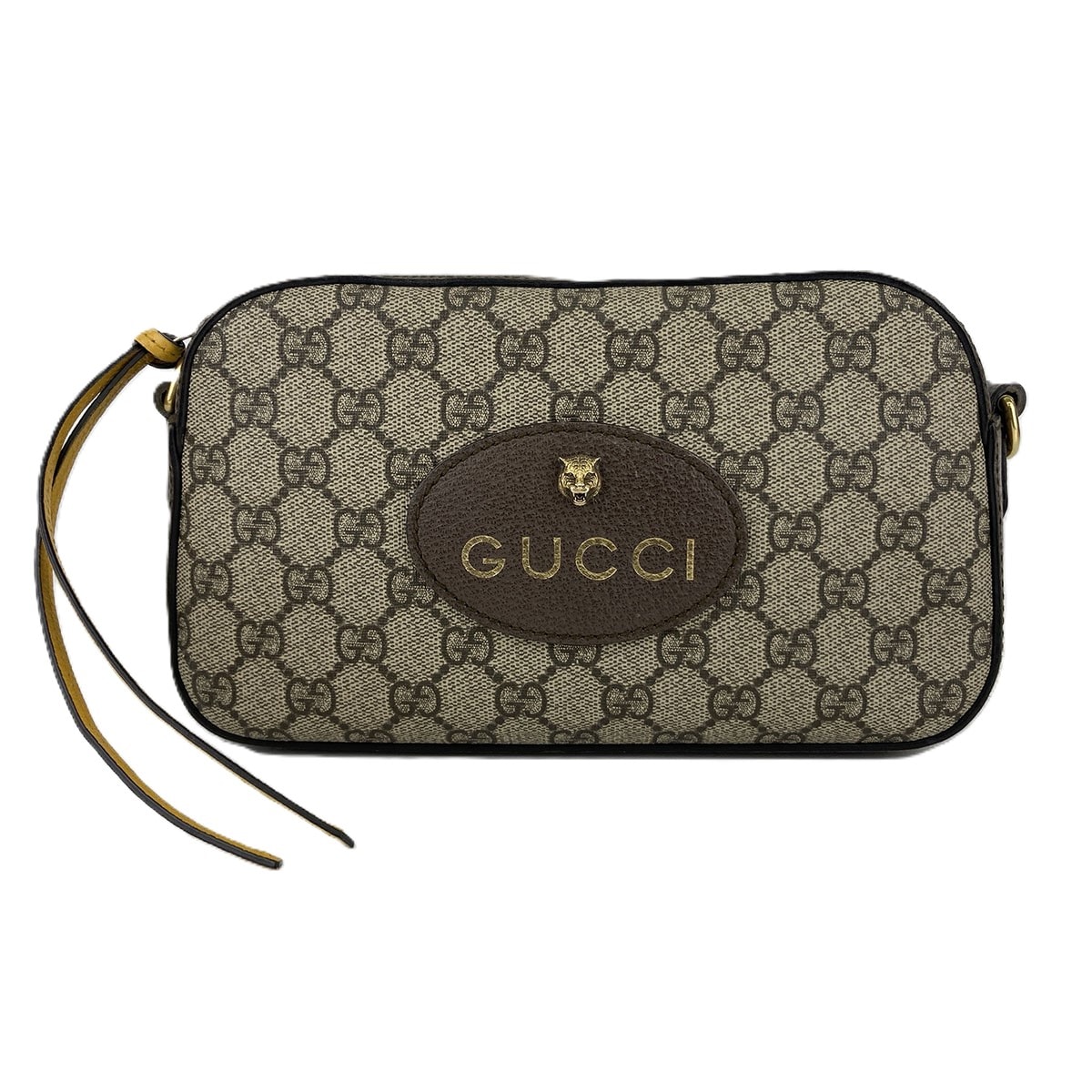 GUCCI グッチ GGスプリーム メッセンジャーバッグ ショルダーバッグ 476466 ブラウン  レディース【中古】