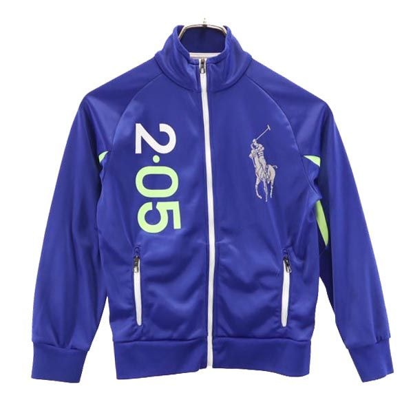 POLO RALPH LAUREN ポロラルフローレン ビッグポニー 長袖 トラックジャケット S ネイビーパープル系