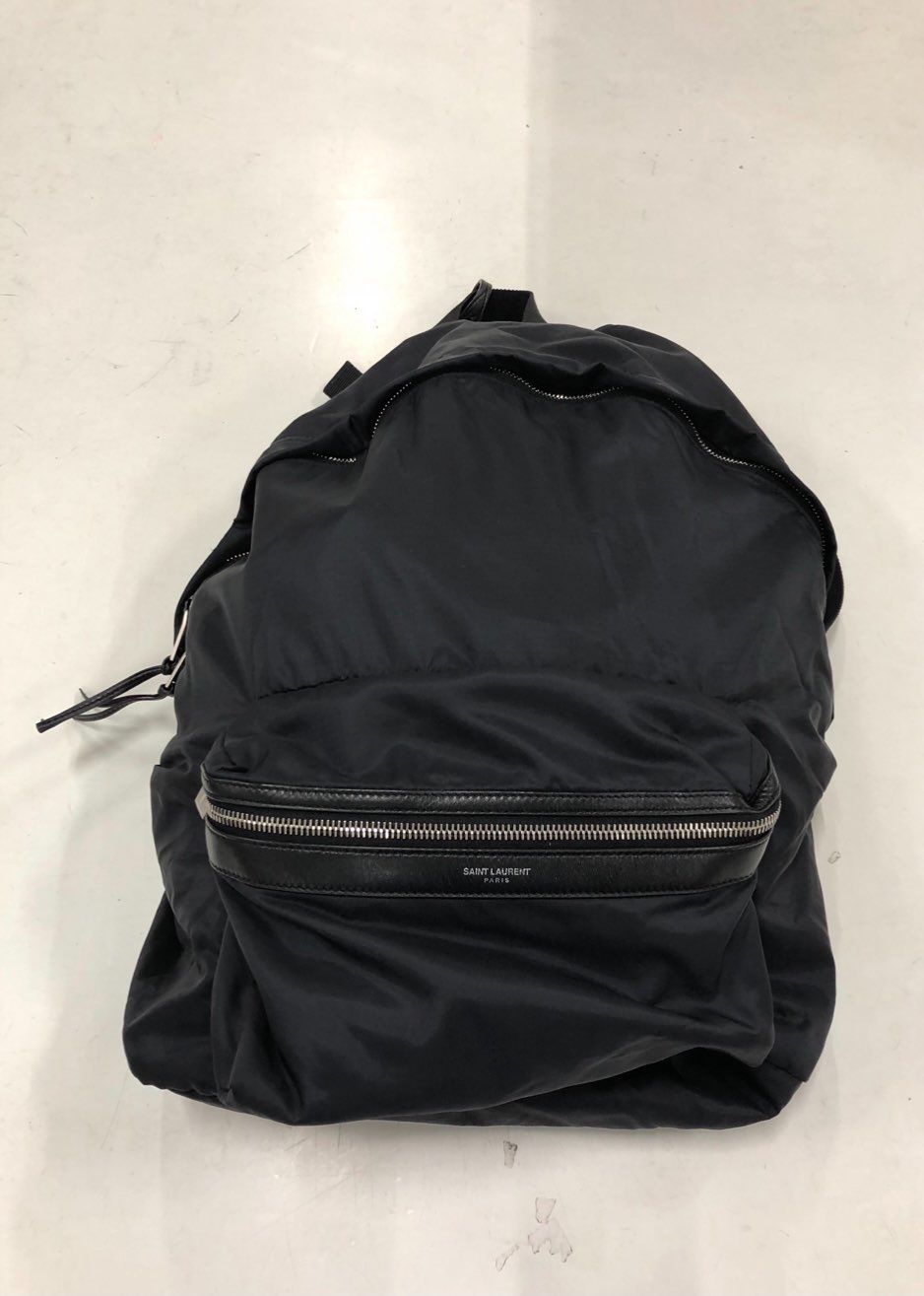 Saint Laurent Nylon Back Pack "Black"