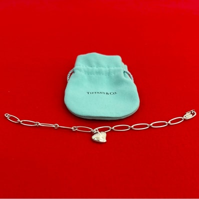 TIFFANY&Co. ティファニー カーブド ハート シルバー925 ブレスレット シルバー
95582