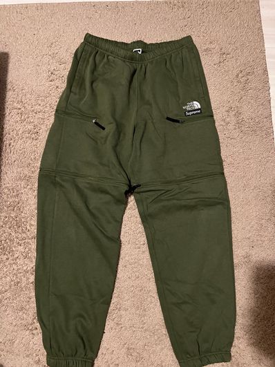 Supreme x The North Face Convertible Sweatpant "Olive"