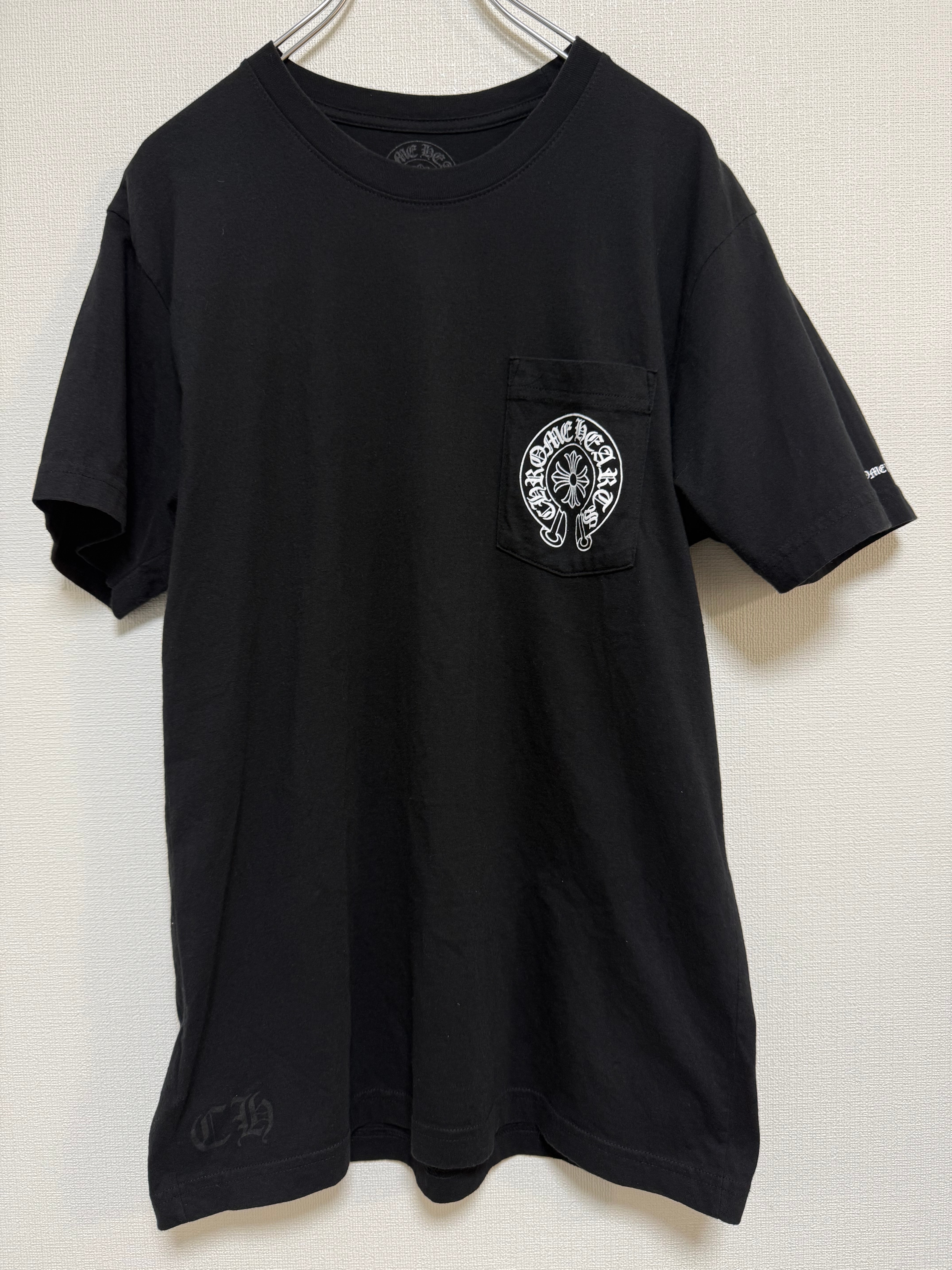 クロムハーツ ホースシュー ロゴ ポケット Tシャツ 