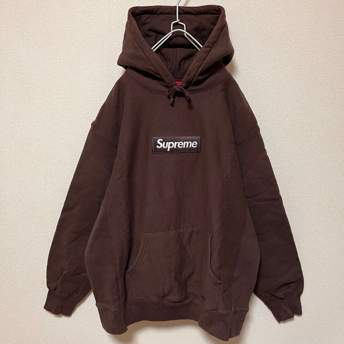 Supreme Box Logo Hooded Sweatshirt "Dark Brown" (21FW)