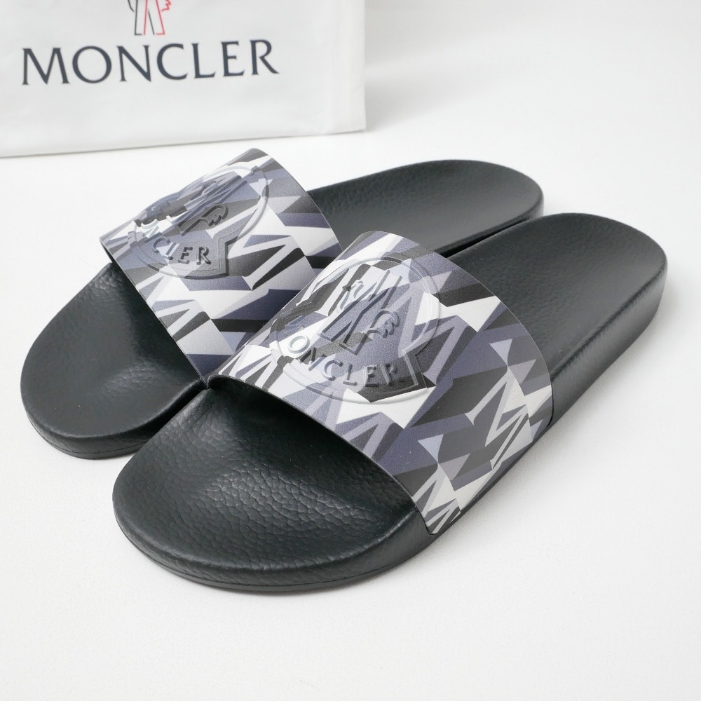 ■美品■MONCLER モンクレール BASILE サンダル スライドサンダル ラバー ブランド古着【中古】20261013/RB1128