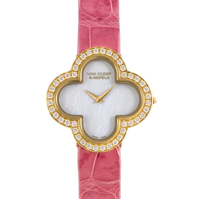 Van Cleef & Arpels ヴァンクリーフ&アーペル アルハンブラ ミディアムモデル VCARF52800 K18YG【中古】