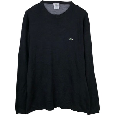 古着 ビッグサイズ ラコステ LACOSTE フランス企画 コットンニットセーター 9 メンズXXXL相当/eaa672494