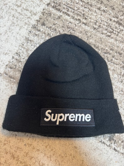 Supreme New Era Box Logo Beanie "Black" (24FW)