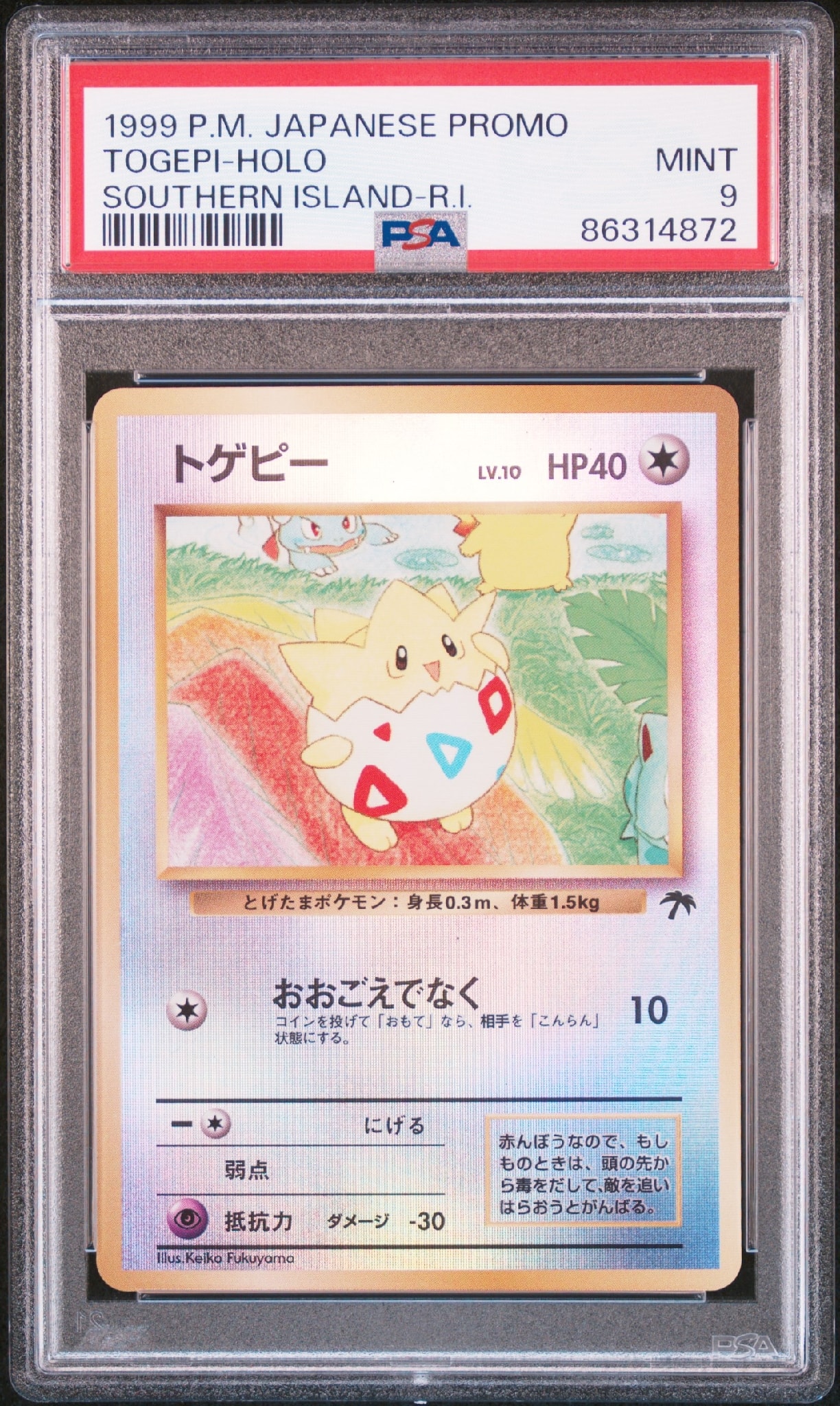 PSA8以下】トゲピー : 旧裏 [PMCG-P No.175](旧裏面 プロモーション