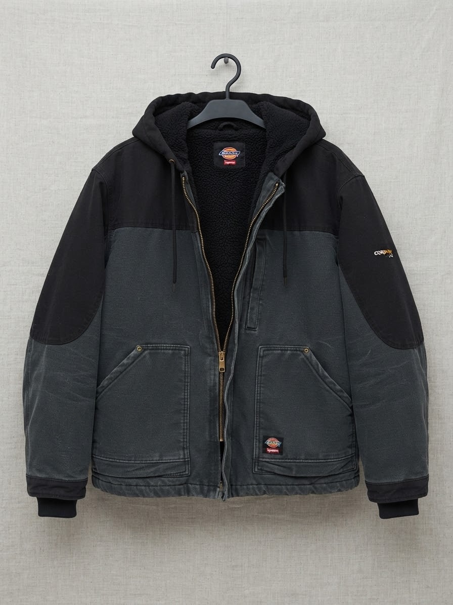Supreme x Dickies Cordura Hooded Work Jacket "Black"