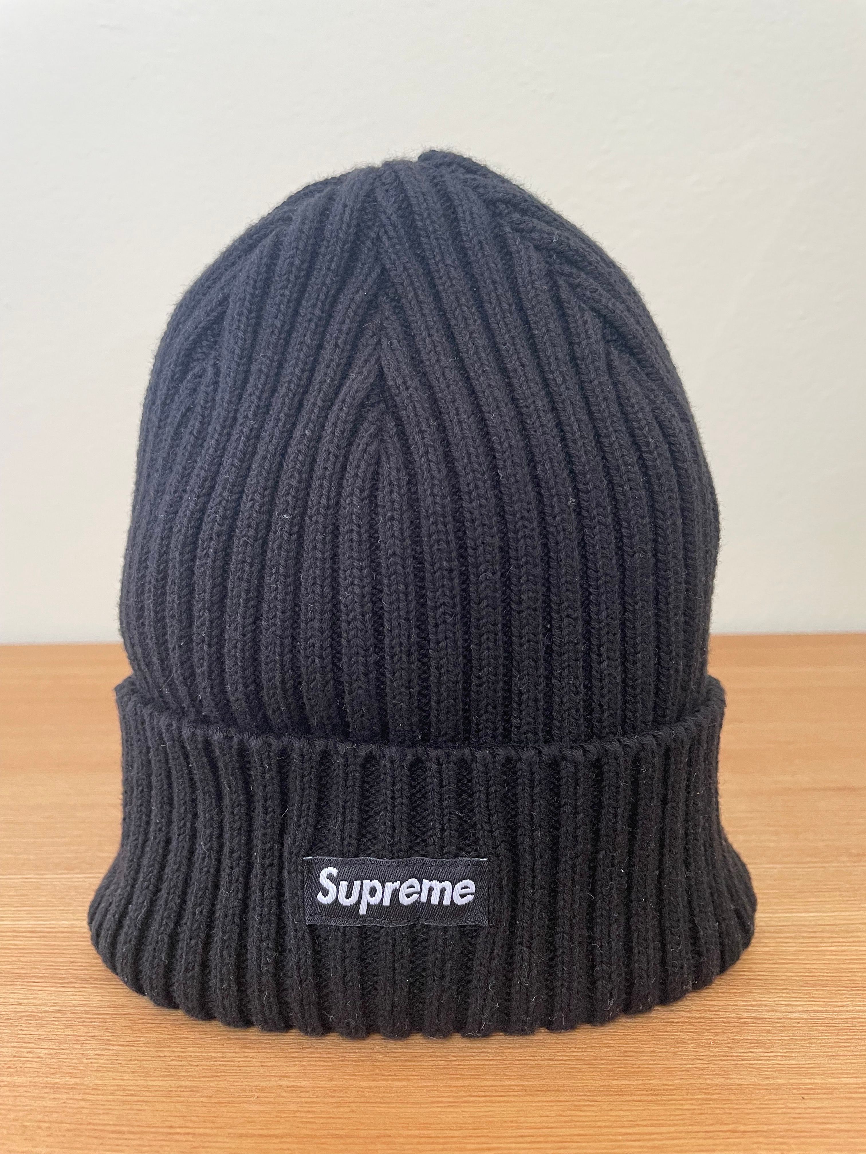 Supreme Overdyed Beanie Black