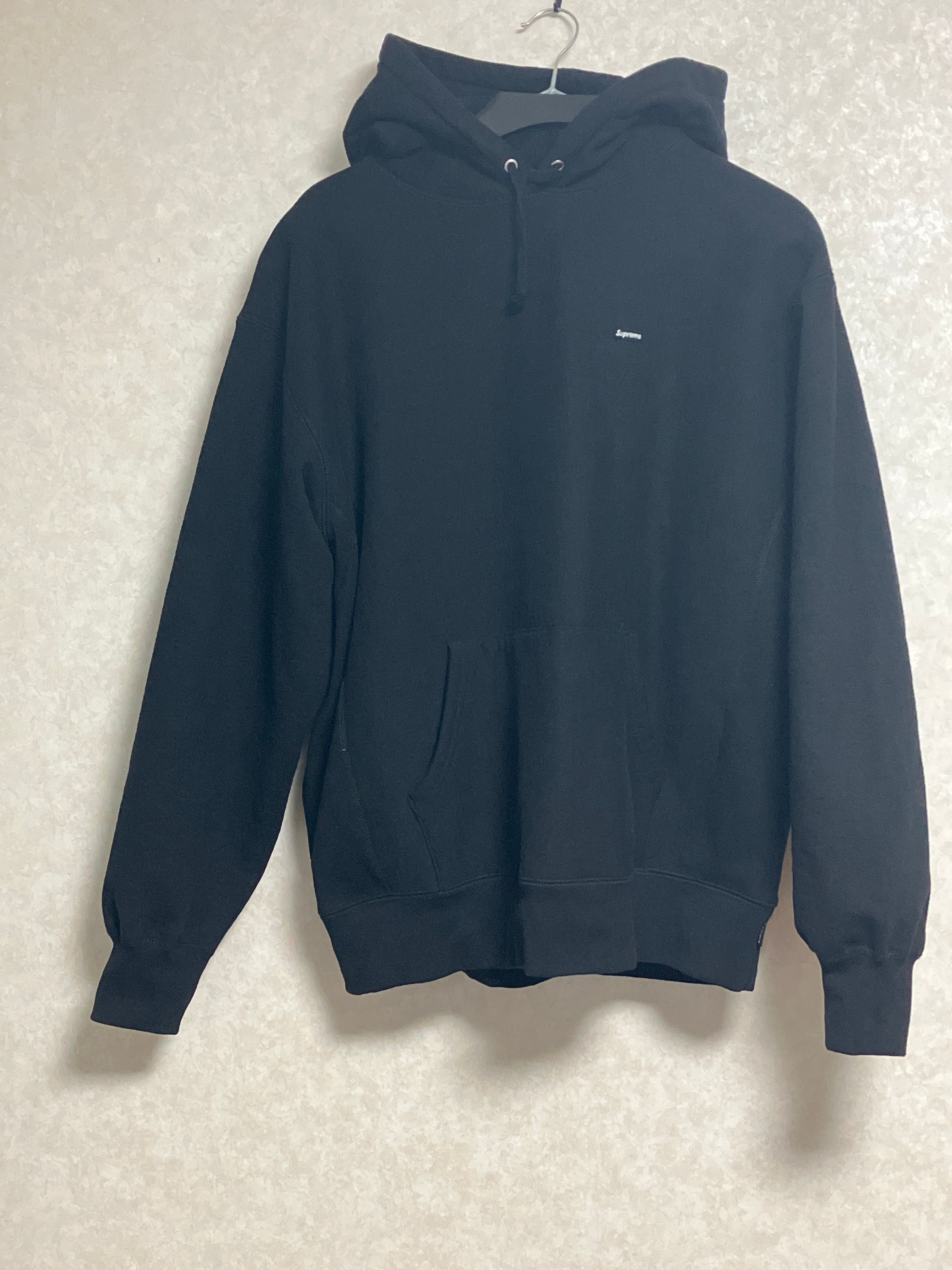 Supreme Small Box Hooded Sweatshirt "Black" (22FW)