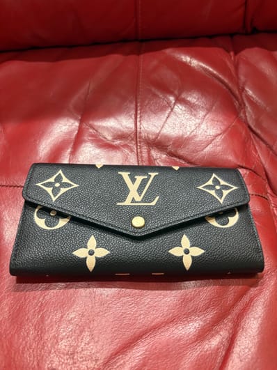Louis Vuitton Bi-Color Monogram Amplant Zippy Wallet "Black/Beige"
