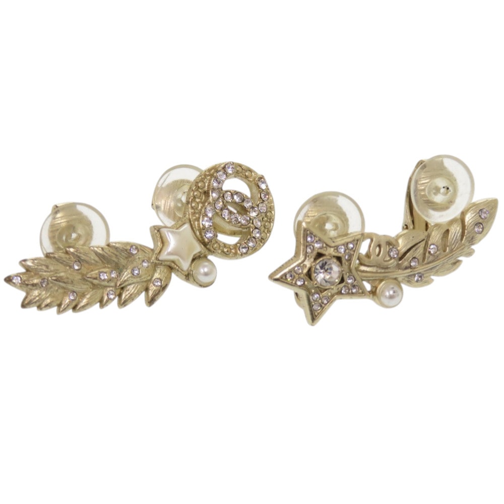 シャネル ココマーク スター フェザー メタル フェイクパ