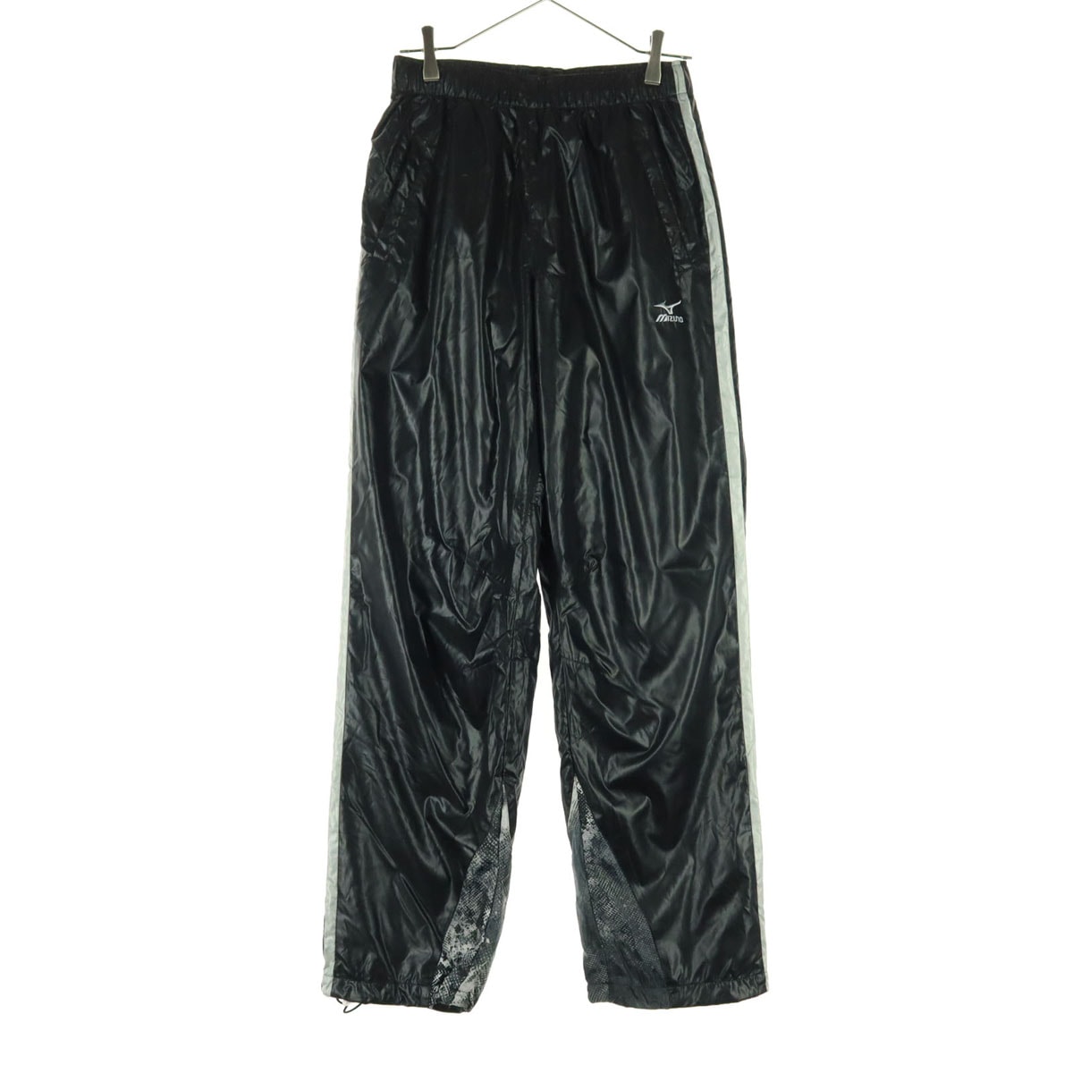 Mizuno ミズノ ワンポイントロゴ ロングジャージパンツ L ブラック