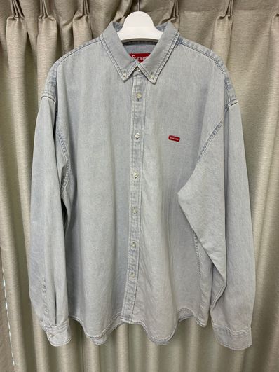 Supreme Small Box Denim Shirt (25FW) "Light Indigo"