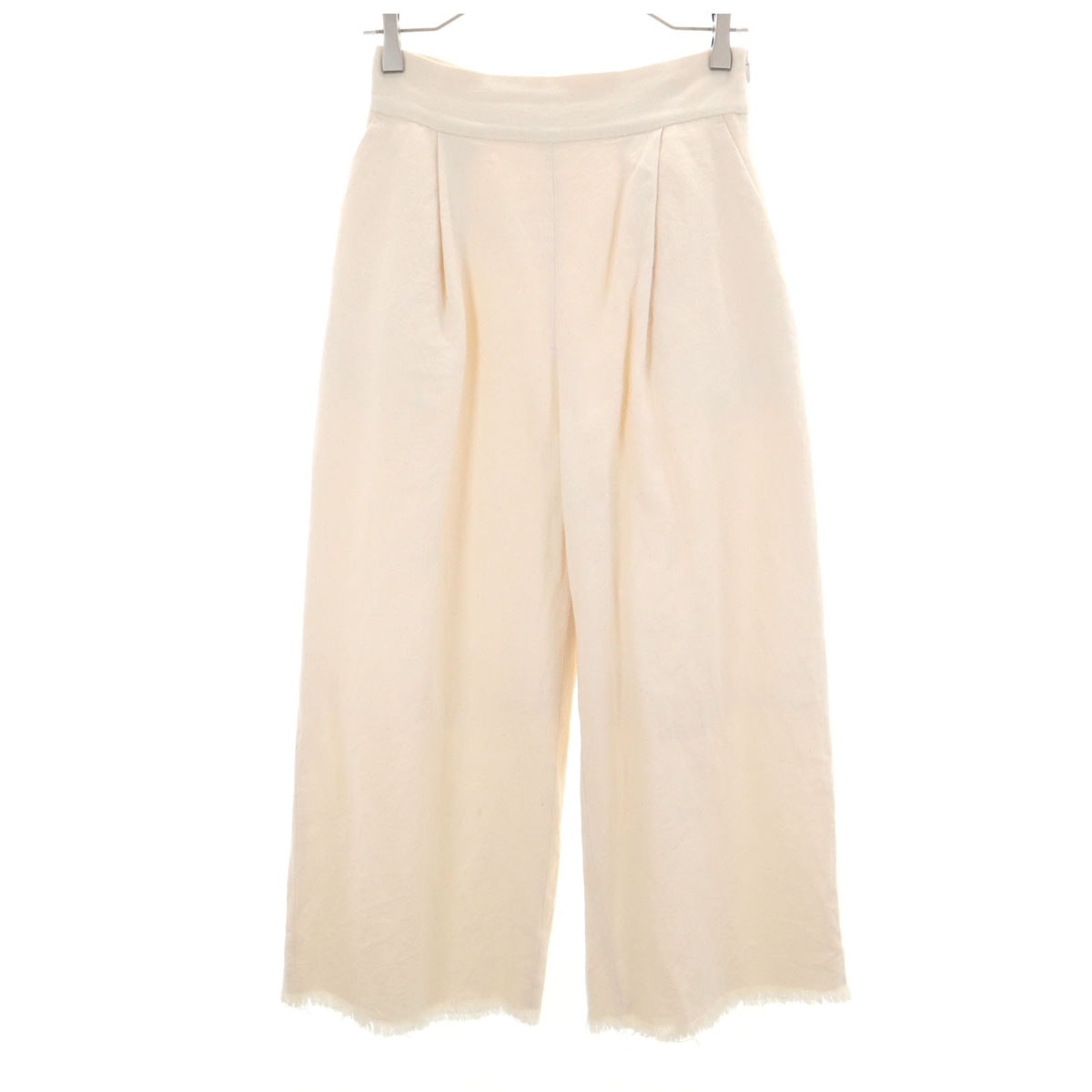 BEAMS HEART ビームスハート タック ワイドパンツ M キナリ カットオフ