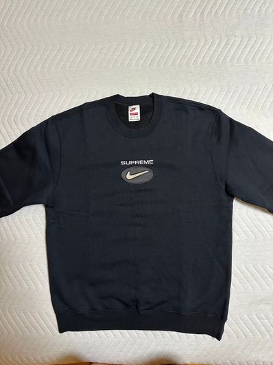 Supreme / Nike Jewel Crewneck "Black"
