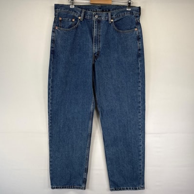 古着 リーバイス Levi's デニム パンツ 550 テーパード ジッパーフライ 5ポケット ジーパン W38L32 ブルー系 メンズ