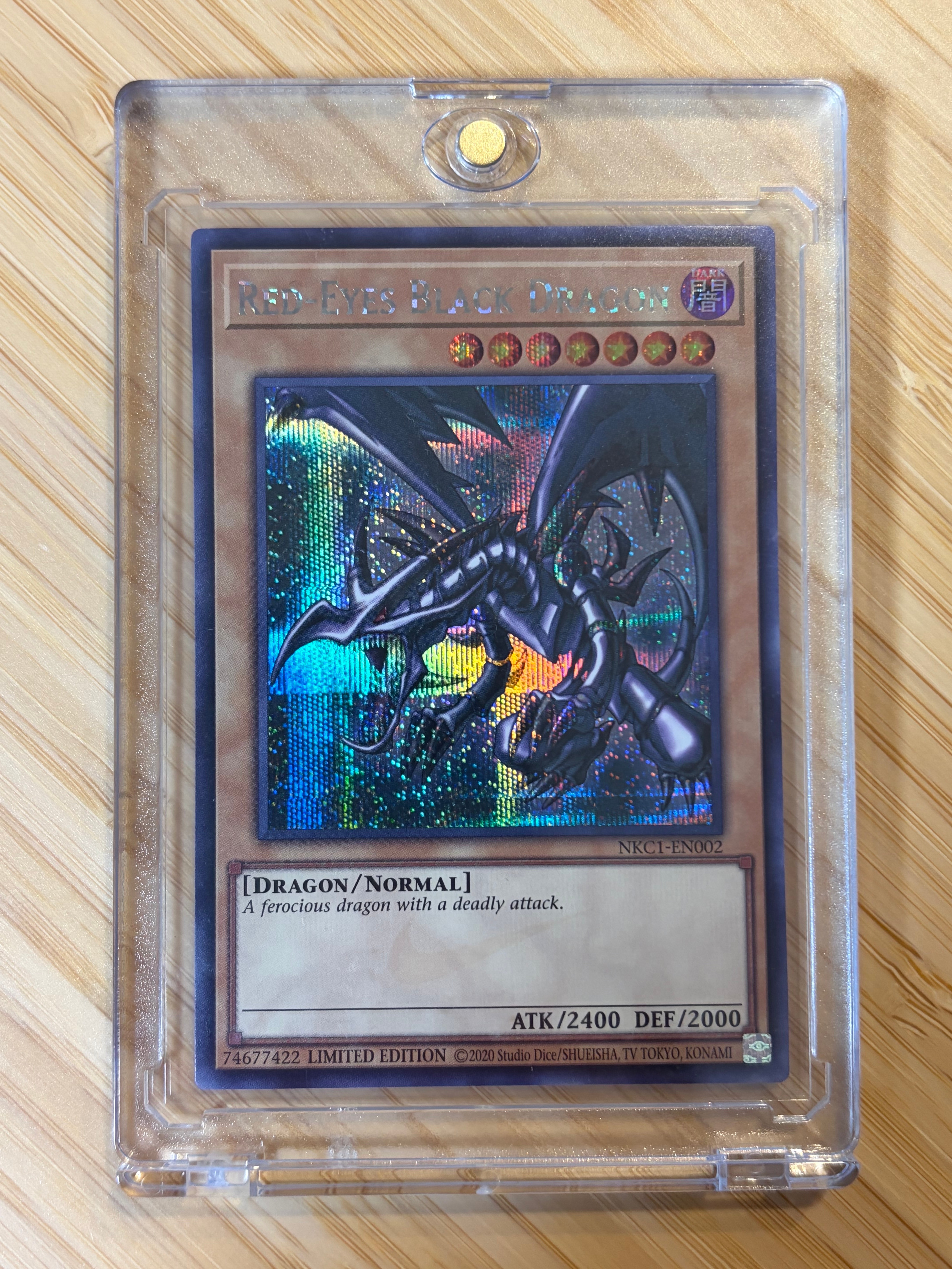 真紅眼の黒竜 SE [NKC1-EN002](遊戯王 x ナイキ エアーマックス 95 QS エアーマッスル House of Duel - 童実野町決闘遊戯館 限定プロモ) 