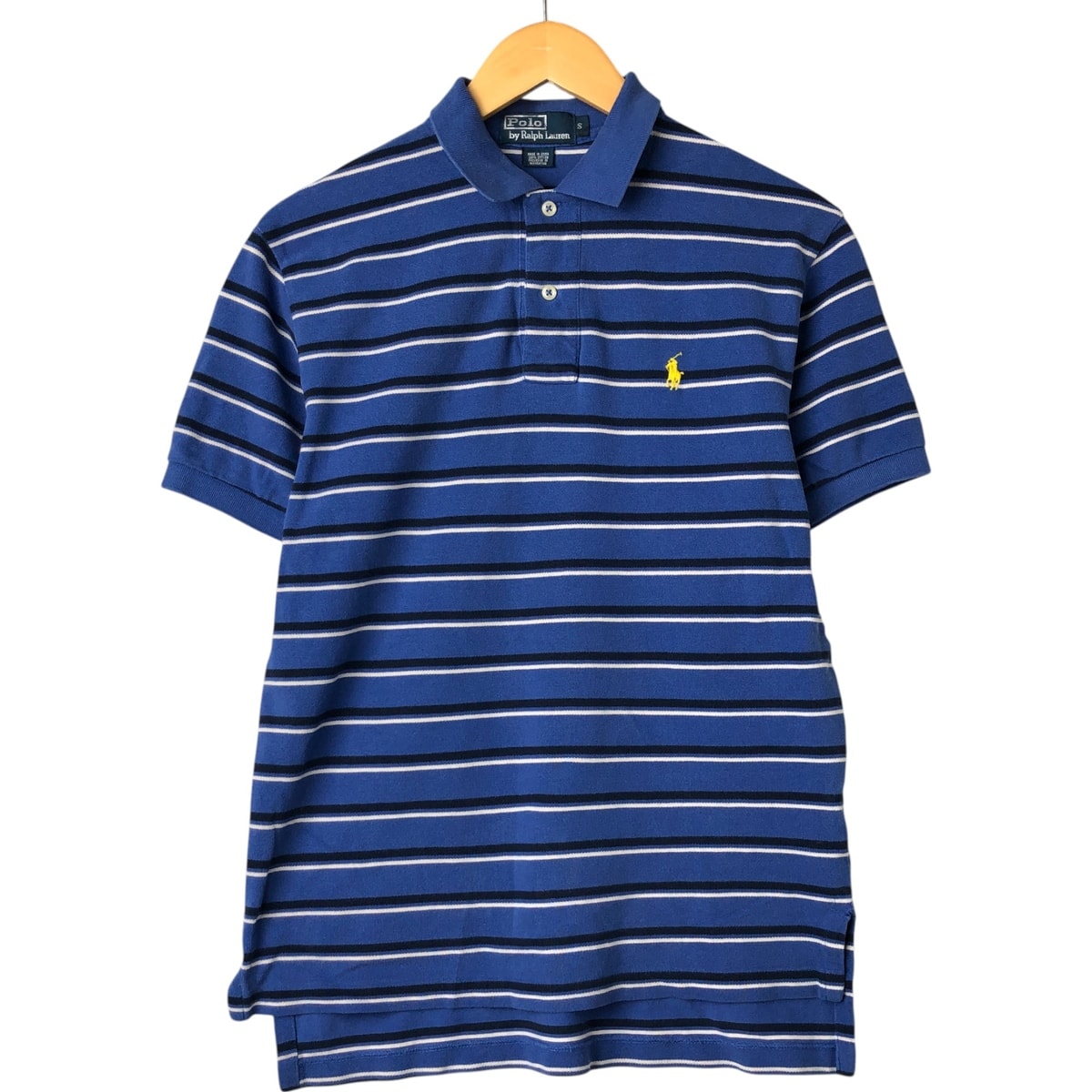 古着 ラルフローレン Ralph Lauren POLO by Ralph Lauren 半袖 ボーダー ポロシャツ メンズS相当/eaa547105
