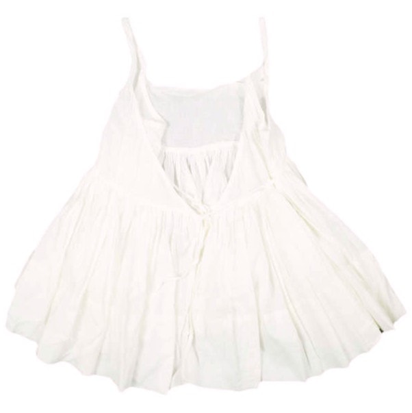 BEAMS BOY ビームスボーイ 22SS コットンリネン カシュクールキャミソール 13-01-0519-163 ONE SIZE IVORY トップス g25929