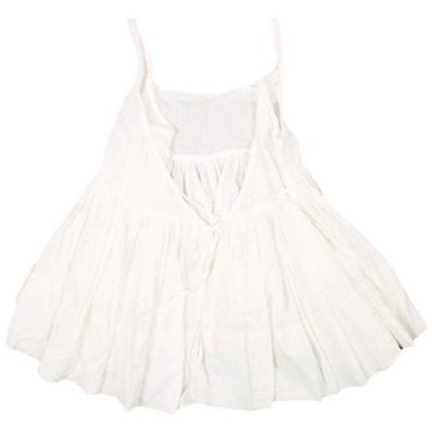 BEAMS BOY ビームスボーイ 22SS コットンリネン カシュクールキャミソール 13-01-0519-163 ONE SIZE IVORY トップス g25929