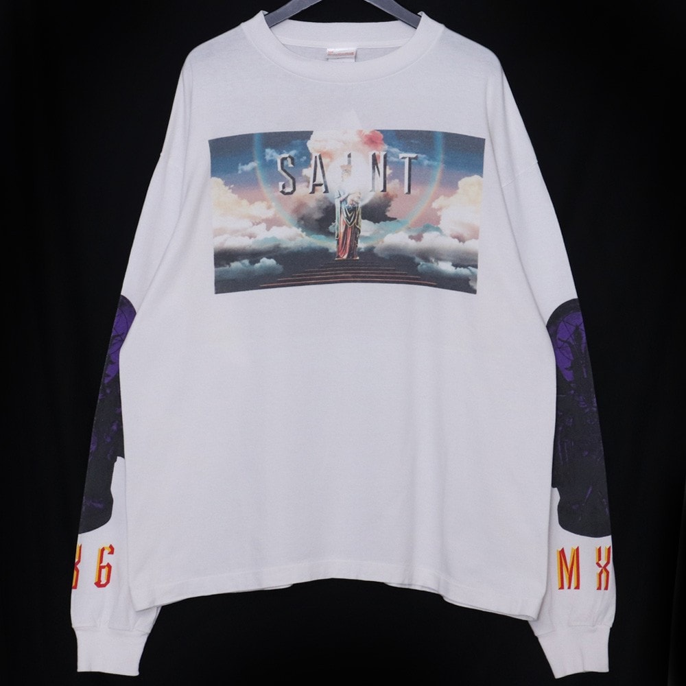 SAINT Mxxxxxx LS Tee_Saint Pictures "White" SM-YS1-0000-016