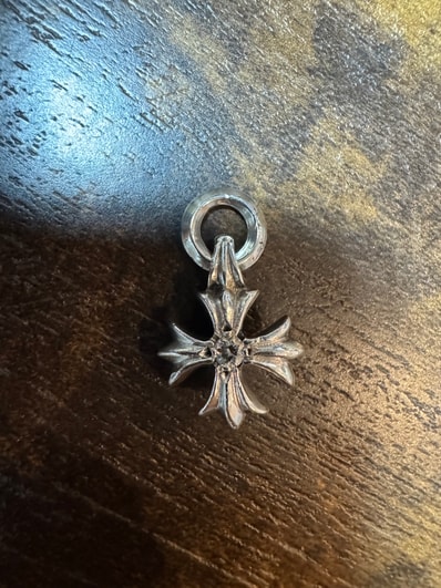 Chrome Hearts CH Plus Charm 1 Diamond Silver クロムハーツ CHプラス チャーム ダイヤモンド シルバー925