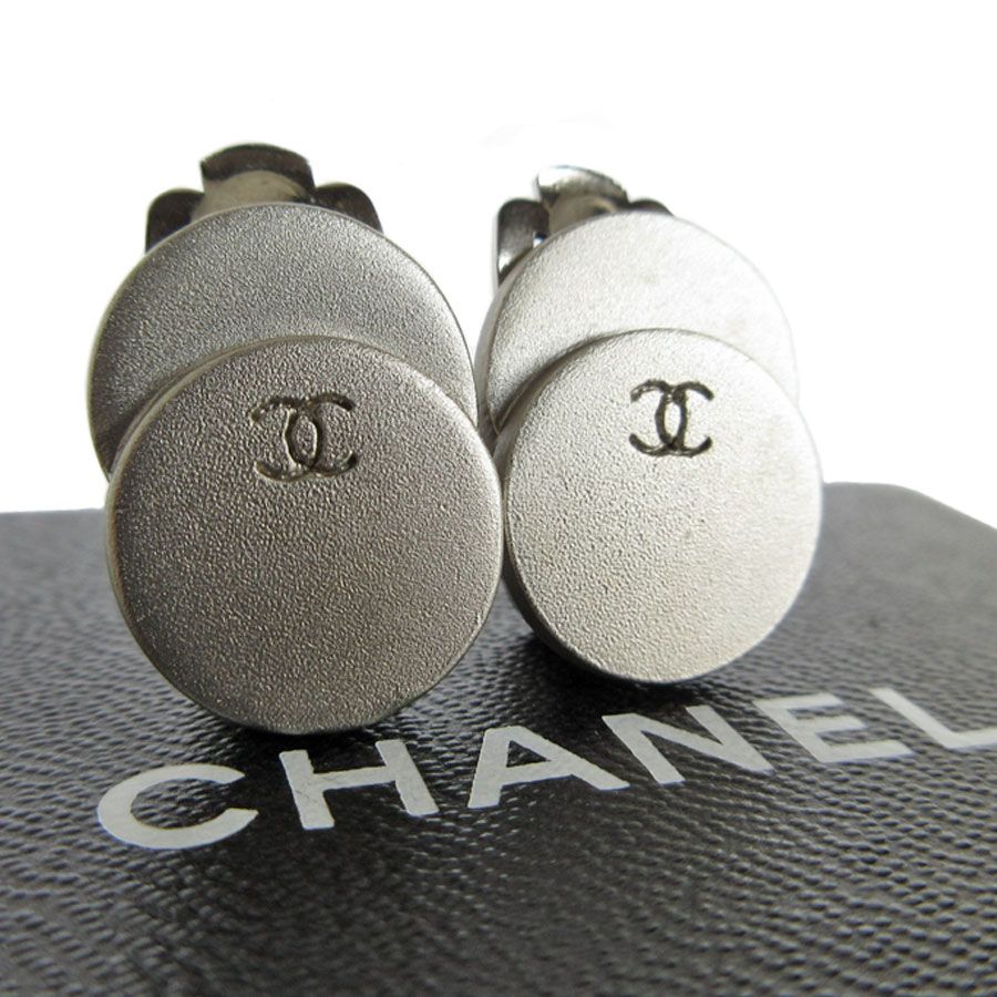 やや傷や汚れあり】シャネル CHANEL イヤリング ココマーク