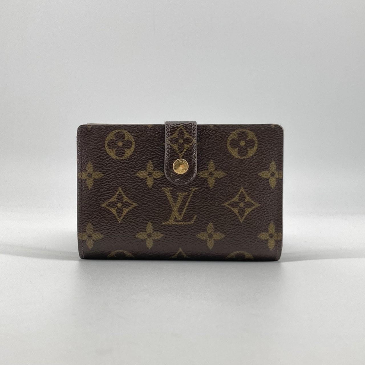 LOUIS VUITTON(ルイ・ヴィトン) ポルト モネ ビエ ヴィエノワ モノグラムキャンバス M61663 二つ折り財布 ブラウン×ゴールド