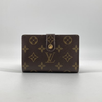 LOUIS VUITTON(ルイ・ヴィトン) ポルト モネ ビエ ヴィエノワ モノグラムキャンバス M61663 二つ折り財布 ブラウン×ゴールド