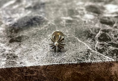 Chrome Hearts CH Plus Stud Earrings "Silver"