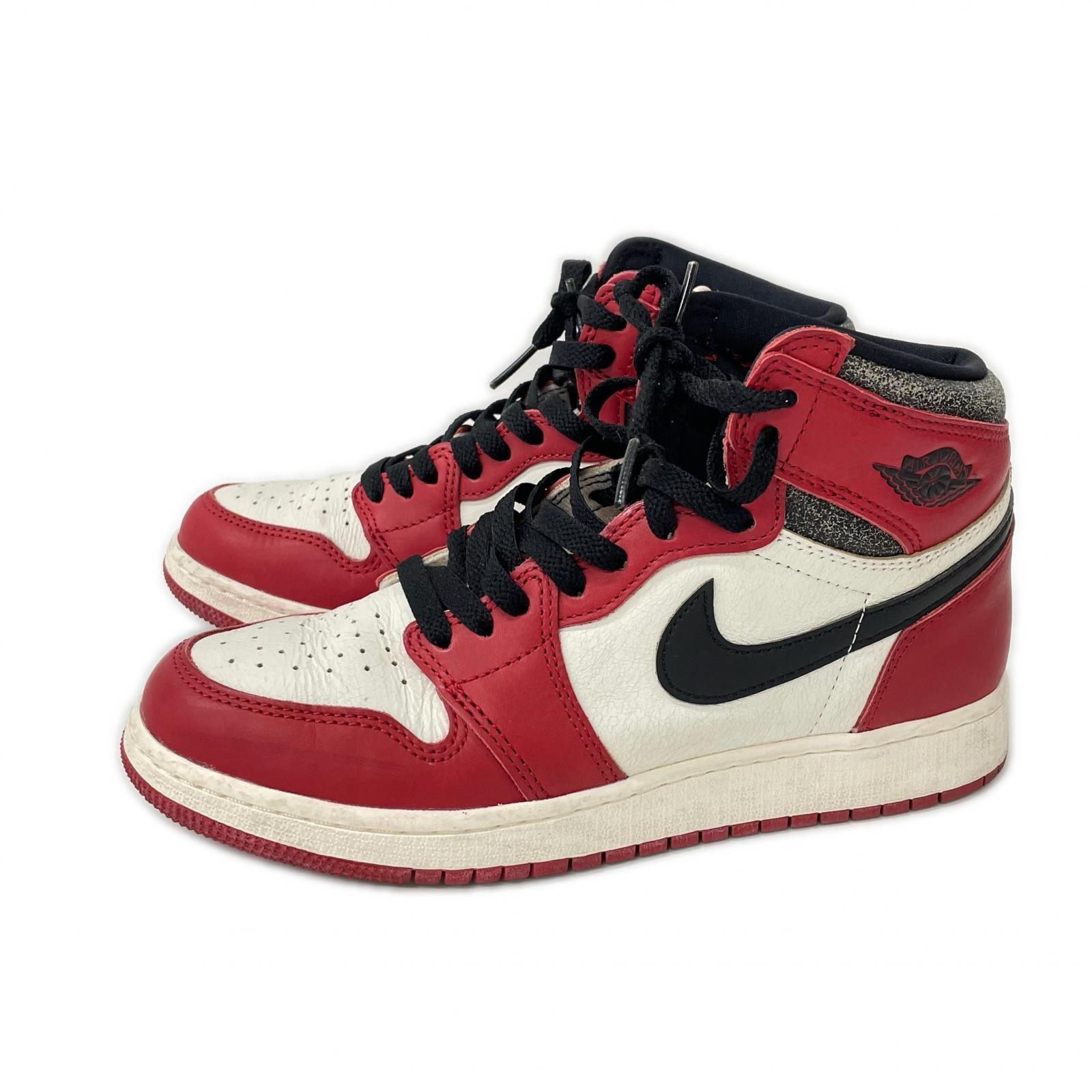ナイキ FD1437-612 AIR JORDAN 1 RETRO HIGH OG CHICAGO ハイカットスニーカー 24.5