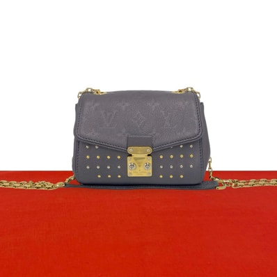 LOUIS VUITTON ルイヴィトン サンジェルマン BB モノグラム アンプラント レザー ショルダーバッグ グレー
64892