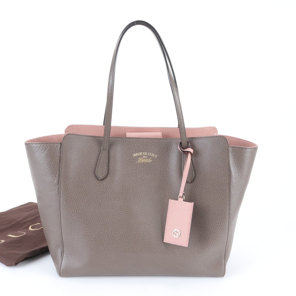 ■極美品 グッチグッチスウィング354397 トート バッグ レザー